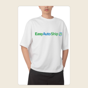 Easy Auto Ship White T-Shirt – Branded Tee with “Let’s Get Loaded!” Back Print
