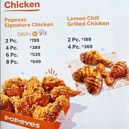 Popeyes India Locations Near Me Menu & Reviews, Hours