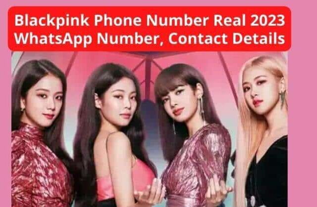 blackpink telephone number